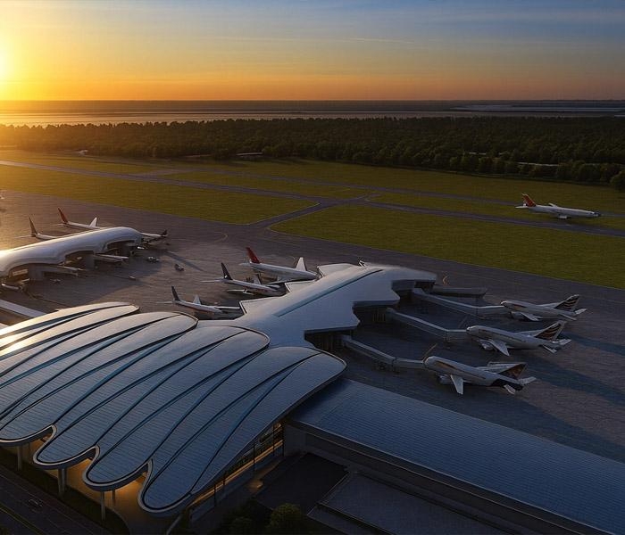 Bandaranaike Airport night time   main image