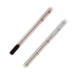 SAMA red filled glass thermometers   diagonal