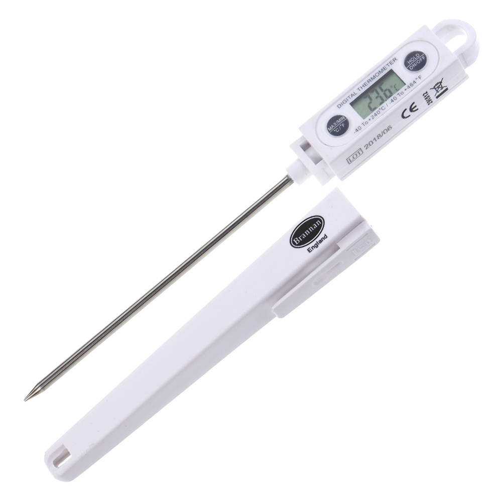 Food thermometers for hospitality, catering, and food preparation Brannan