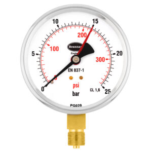 Commercial pressure gauge