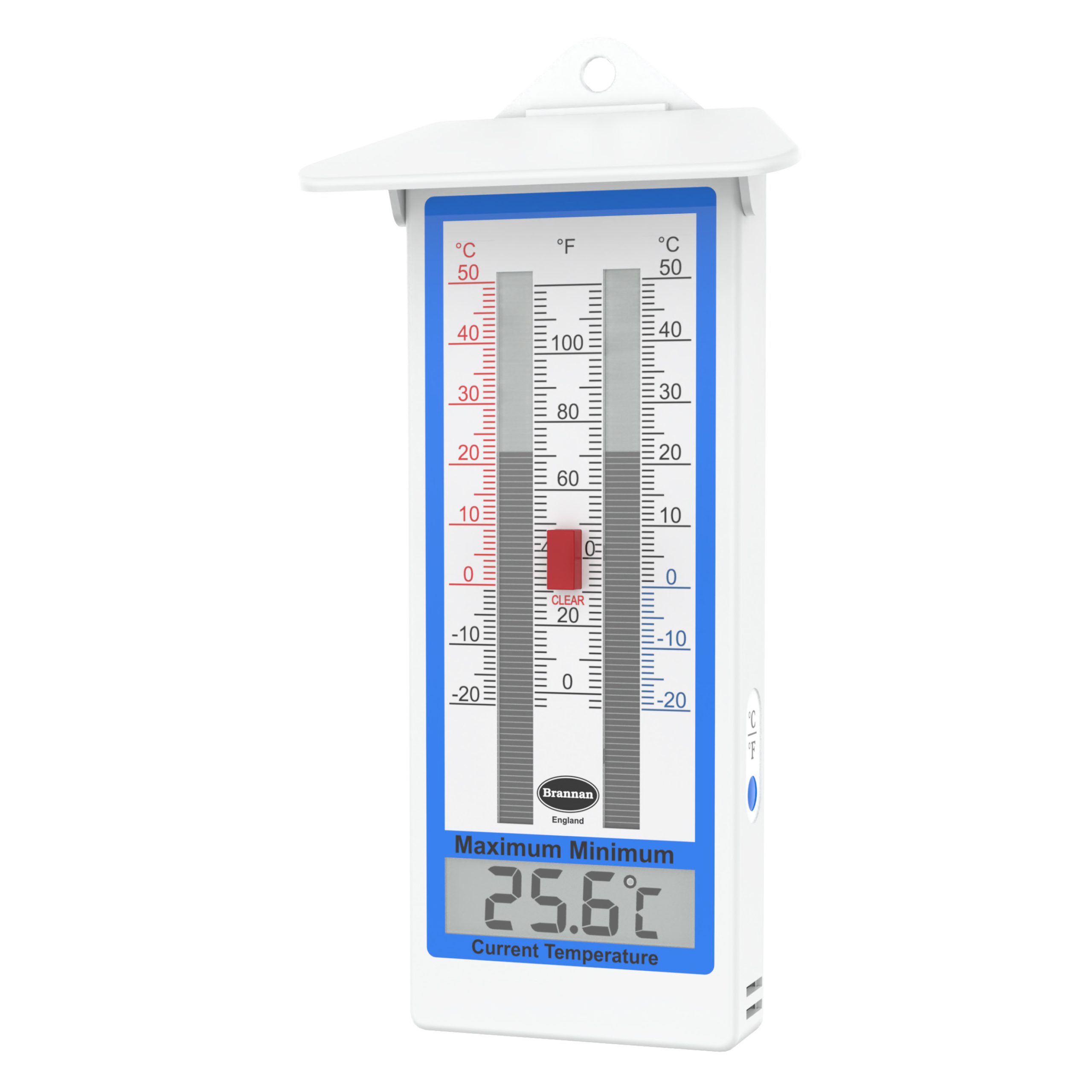 Max Min Greenhouse Thermometer Classic Design Max Min Thermometer for Use  in The Garden Greenhouse or Home Easily Wall Mounted Greenhouse Temperature