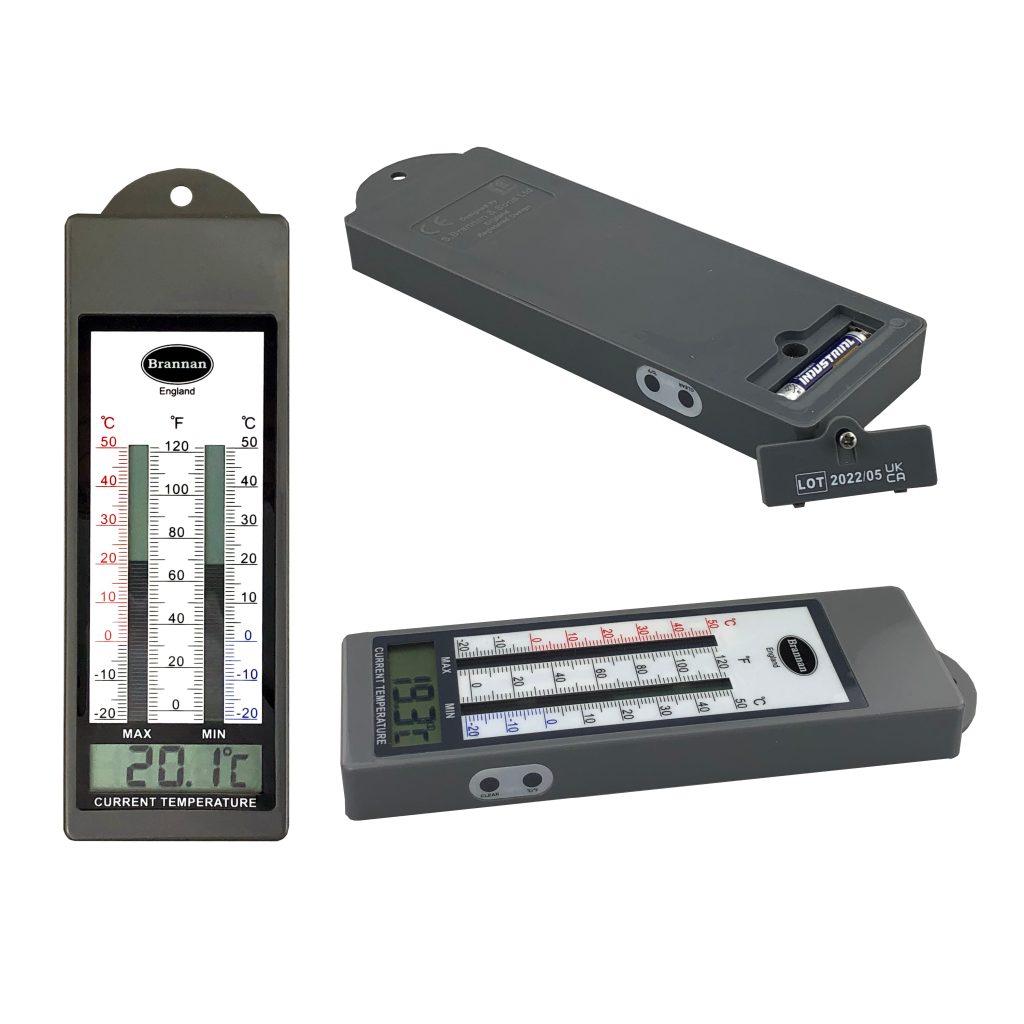 Waterproof digital max min thermometer | Brannan