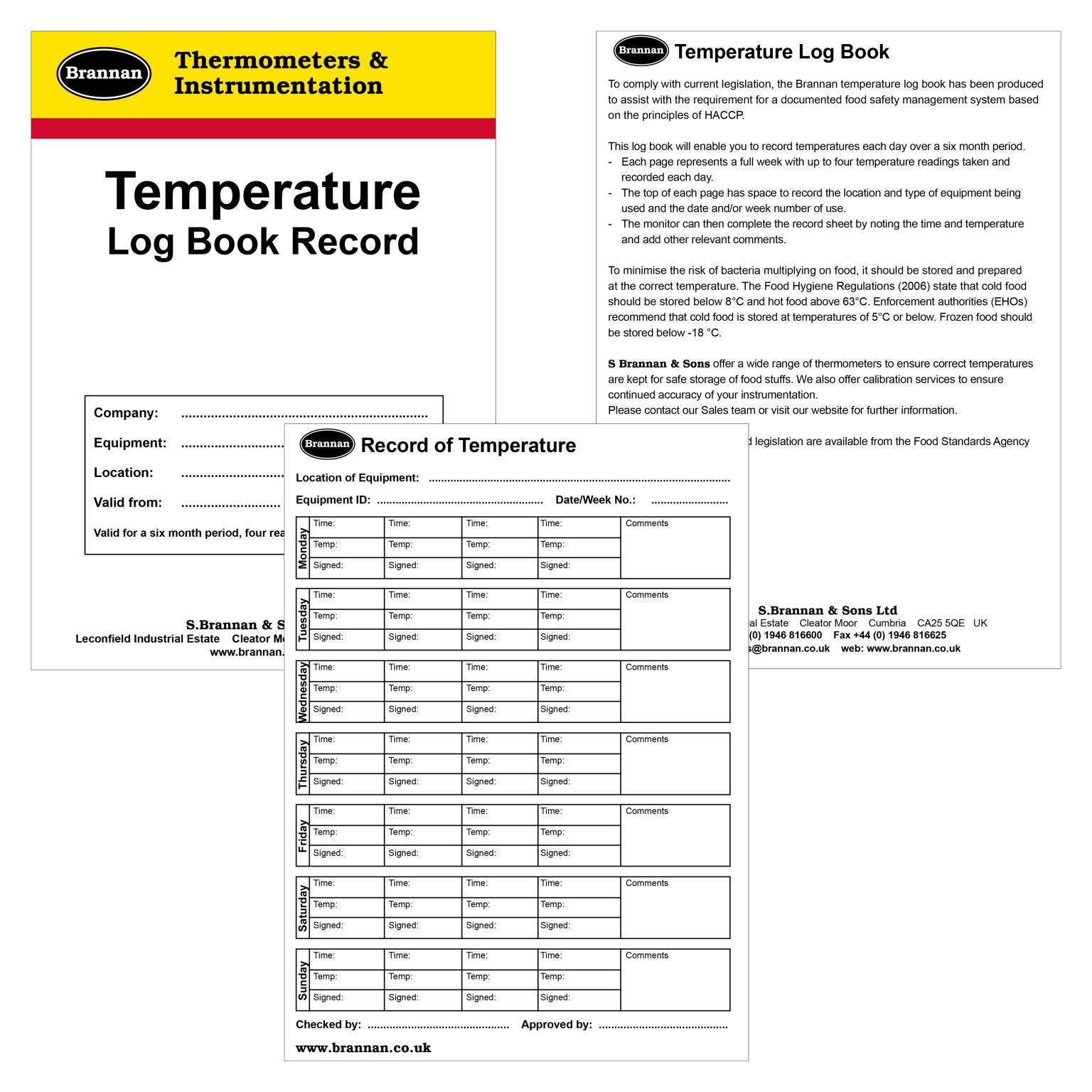 Replacement log book | Brannan