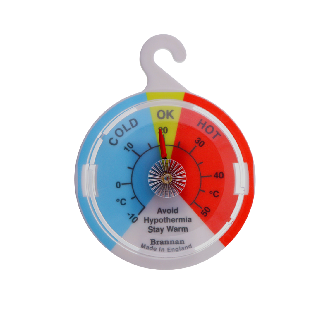 Hanging dial hypothermia thermometer Brannan