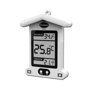 Maximum minimum thermometers for outdoor, home & agricultural | Brannan