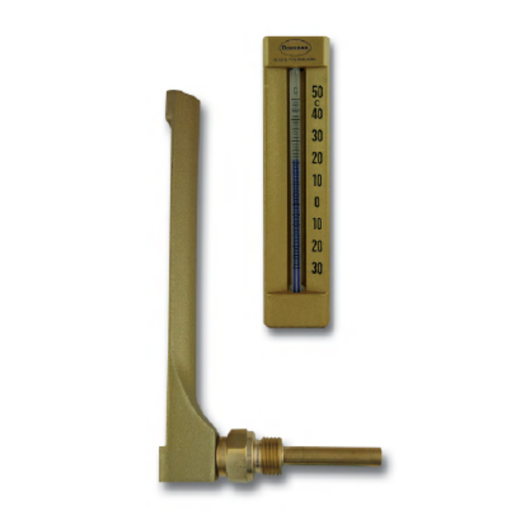 90 degree angle Vline thermometers Brannan
