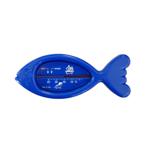 Fish shaped bath thermometer