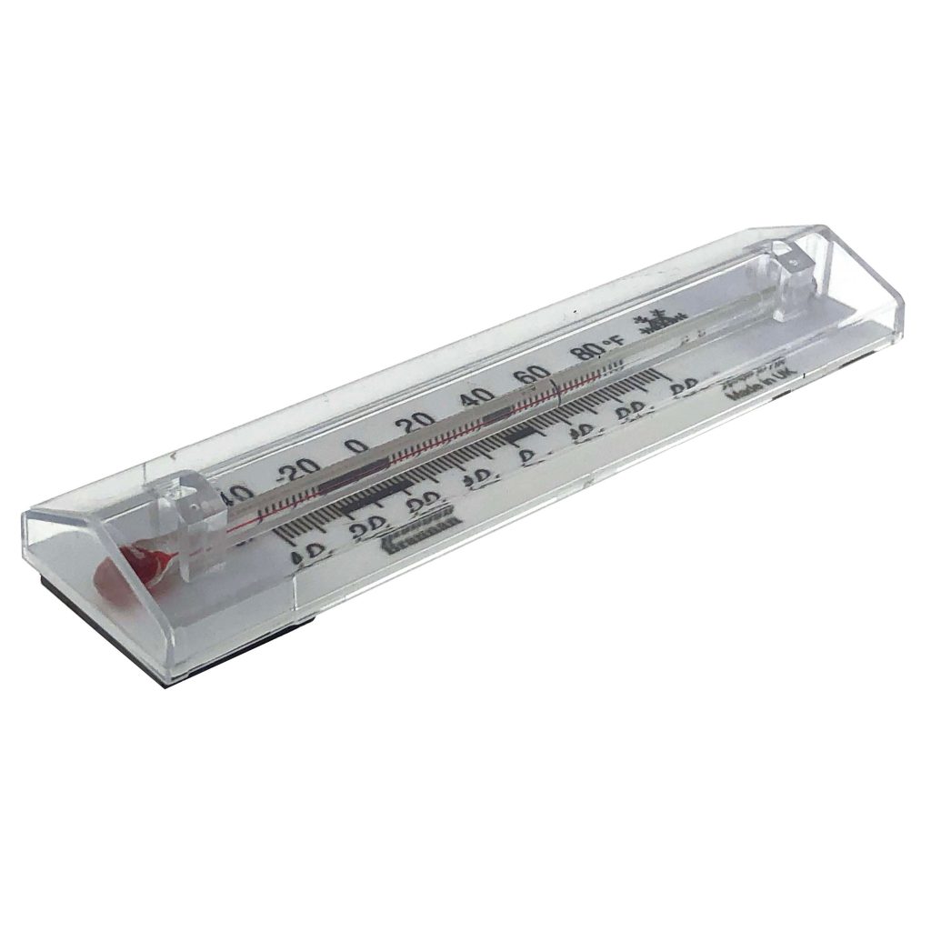 Heavy duty fridge or freezer thermometers fixture Brannan