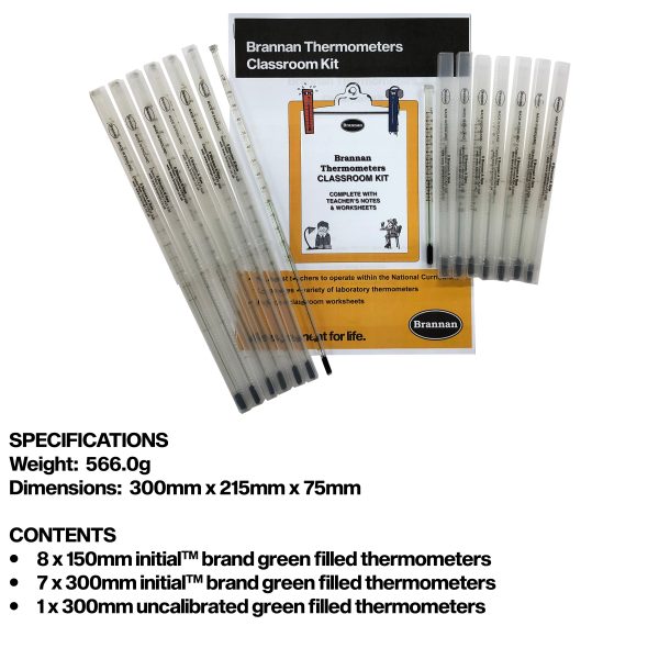 Classroom kit - laboratory thermometer kit