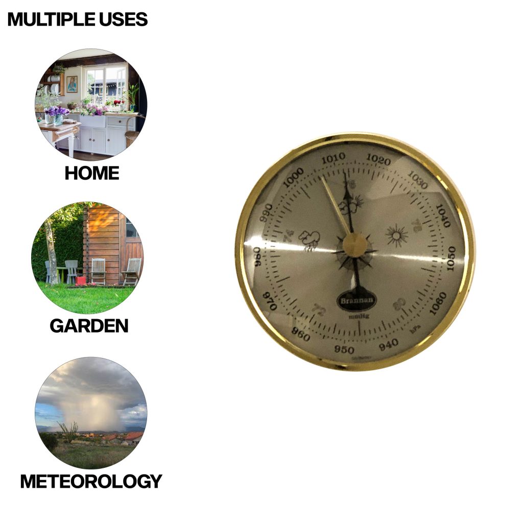 Gilt dial barometer Brannan