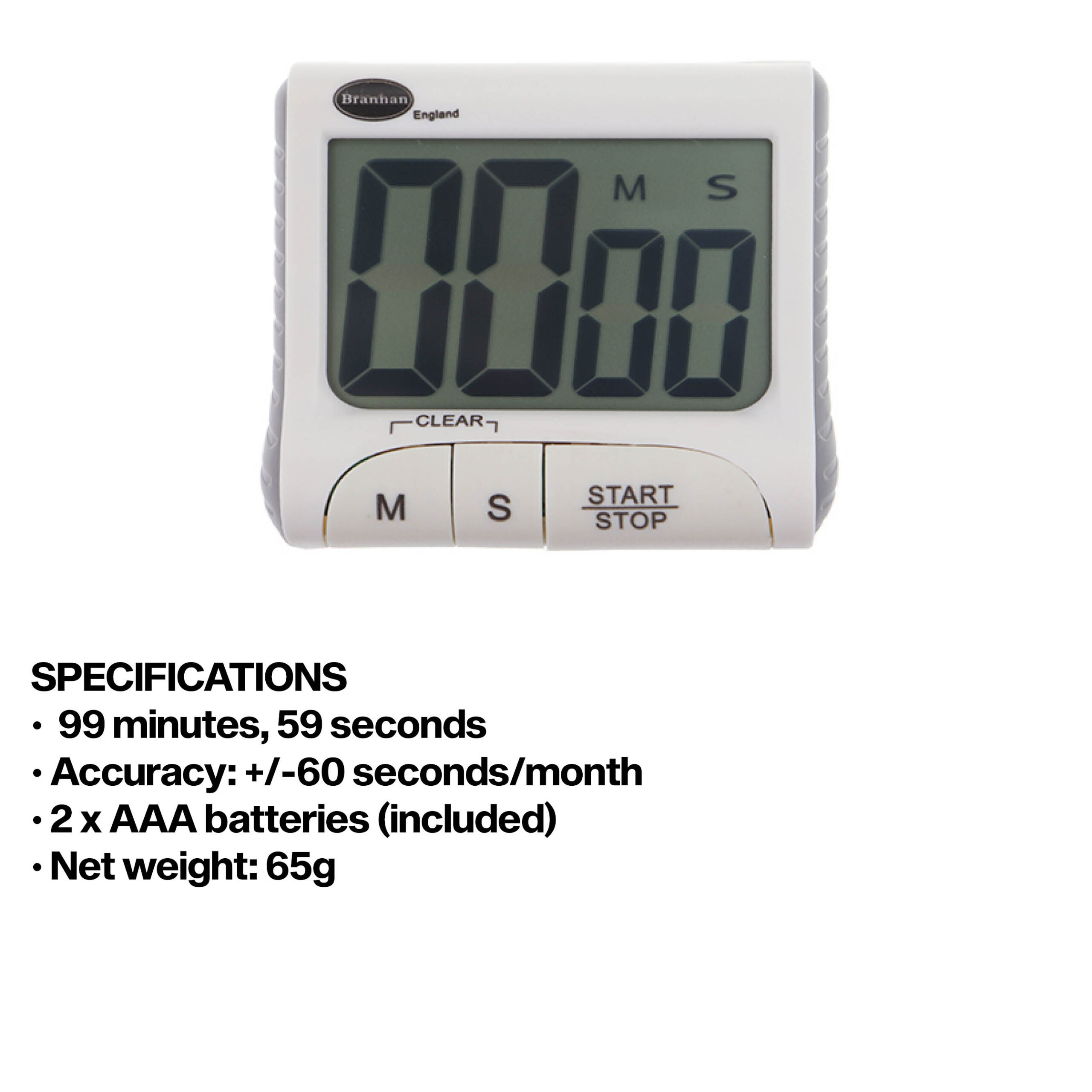 Single channel timer with big display | Brannan