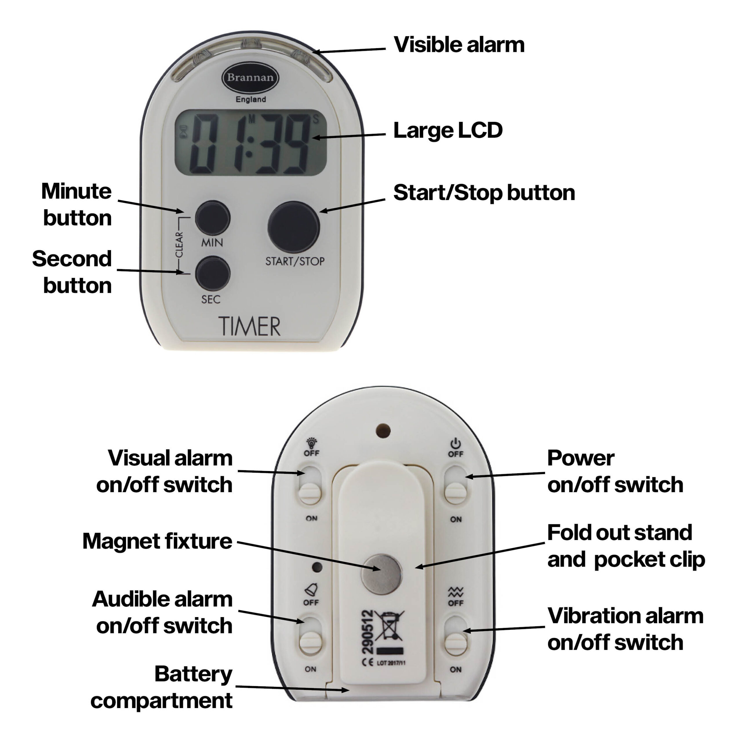 Multi alarm timer | Brannan