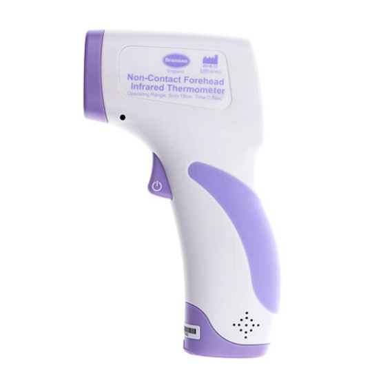 Advanced body & surface, noncontact infrared thermometer Brannan