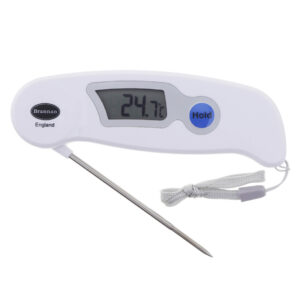 Folding probe thermometer