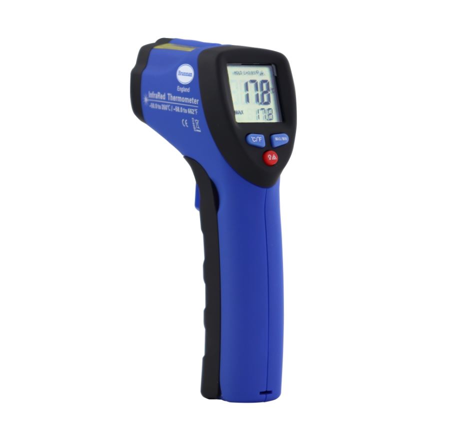 Infrared shop thermometer range