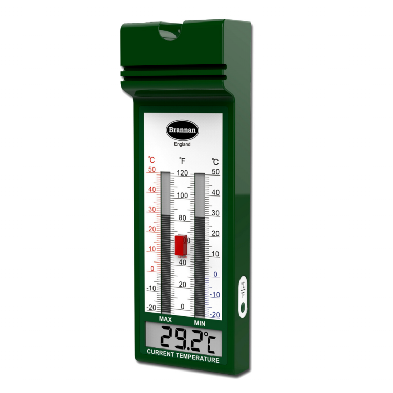 Maximum minimum thermometers for outdoor, home & agricultural Brannan