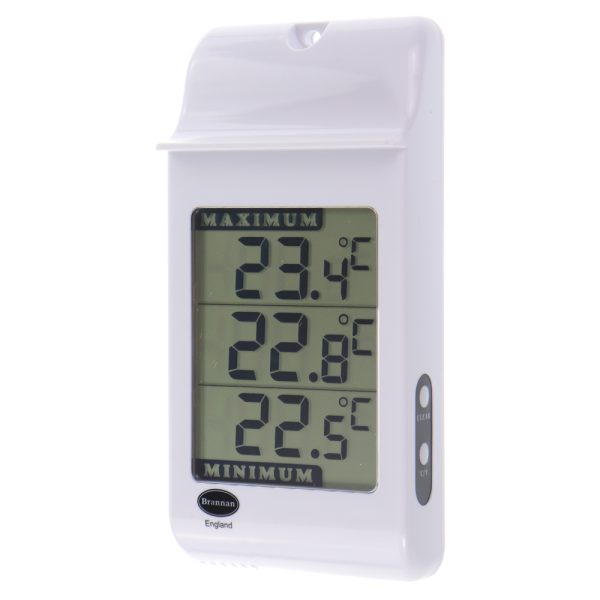Maximum minimum thermometers for outdoor, home & agricultural | Brannan