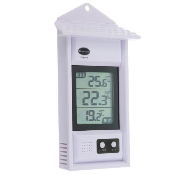 Maximum minimum thermometers for outdoor, home & agricultural Brannan