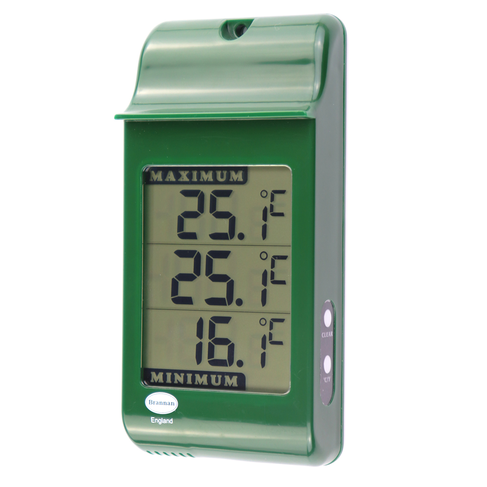 Max min, indoor & outdoor thermometer | Brannan