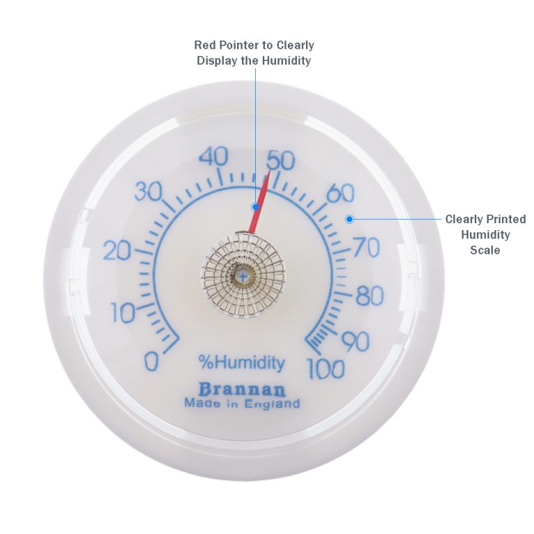 Mini dial hygrometer Brannan