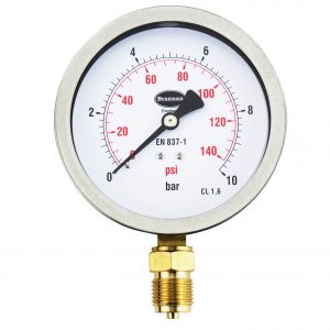 stainless steel pressure gauge