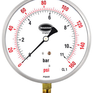 Contractor pressure gauge