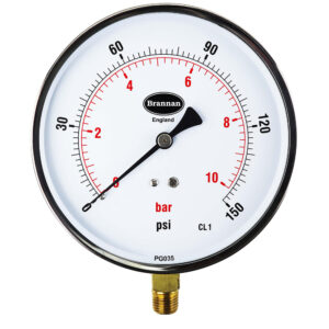 Contractor pressure gauge