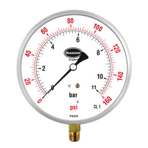 Contractor pressure gauge