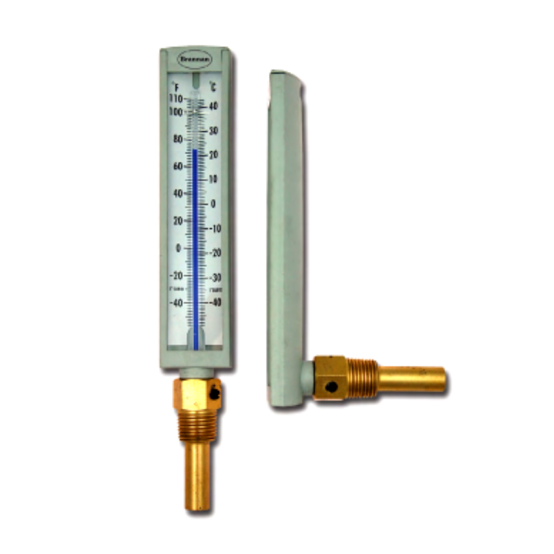 Plastic case hot water thermometer Brannan
