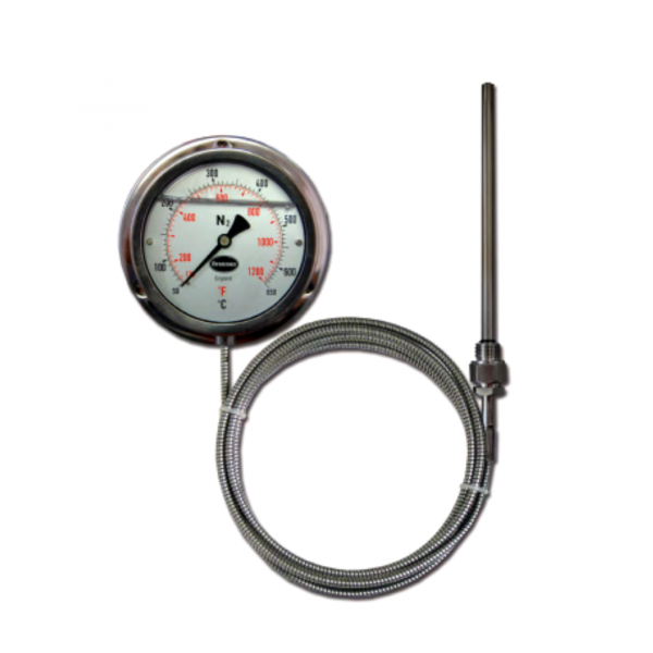 Industrial dial thermometers for HVAC, Marine, and Oil & Gas Brannan