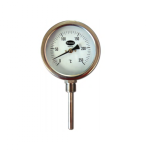 Stainless steel HD case bimetal thermometer