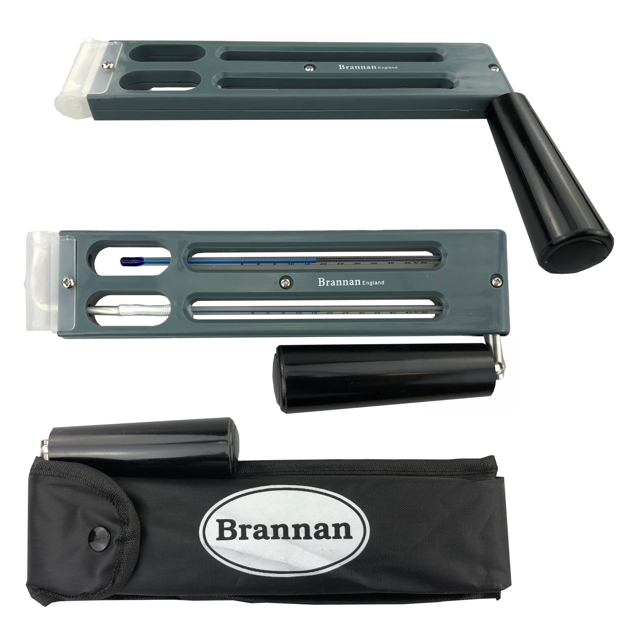 Whirling hygrometer with folding handle Brannan