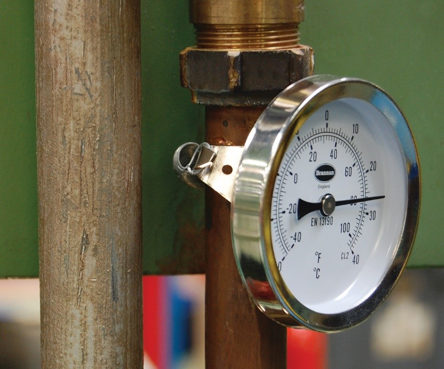 Dial thermometers clip on pipe thermometer Brannan