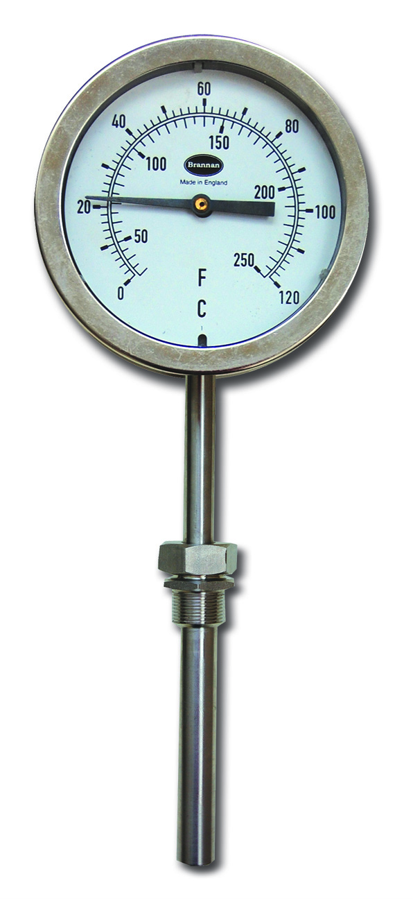 stainless steel liquid expansion thermometer