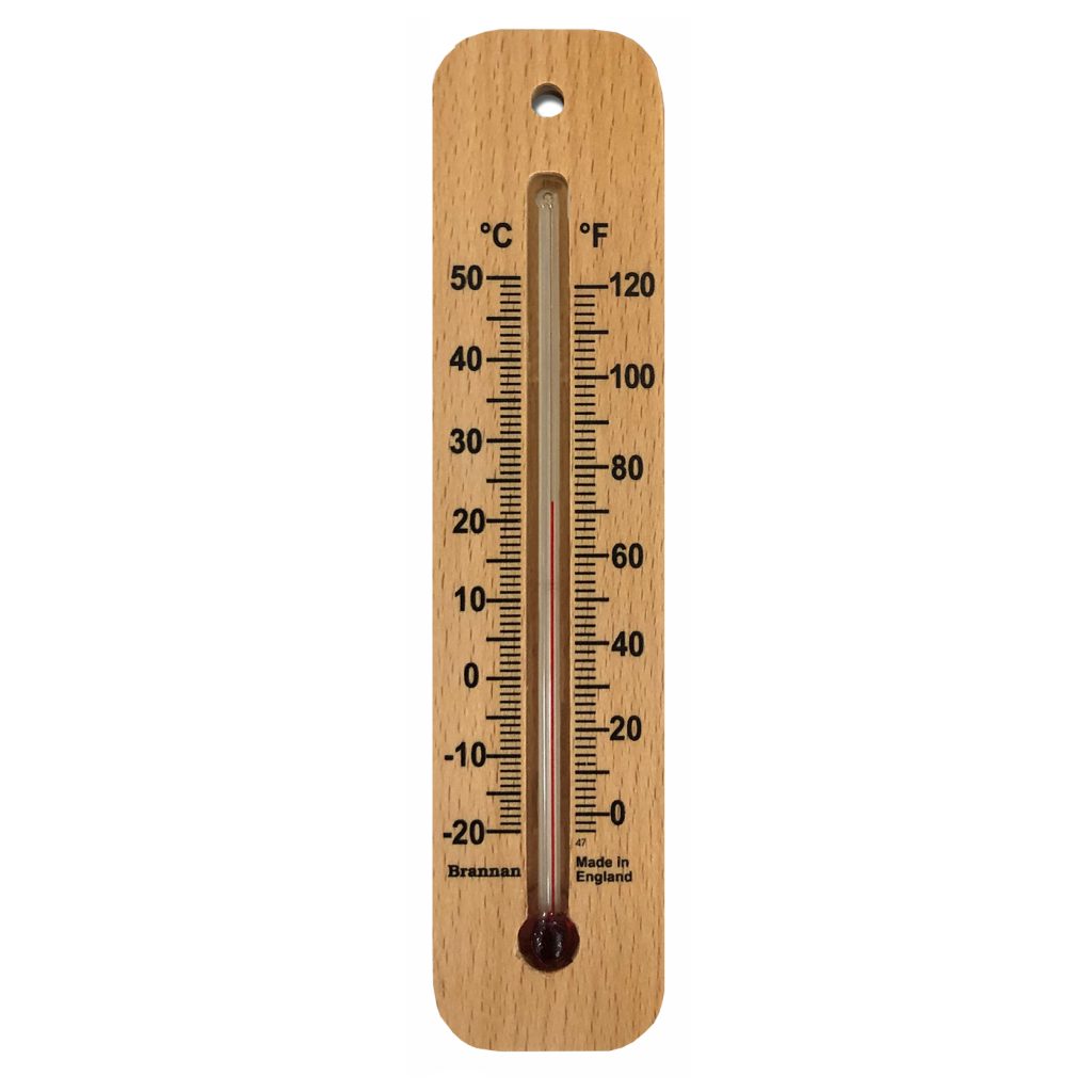 150mm wood wall thermometer Brannan