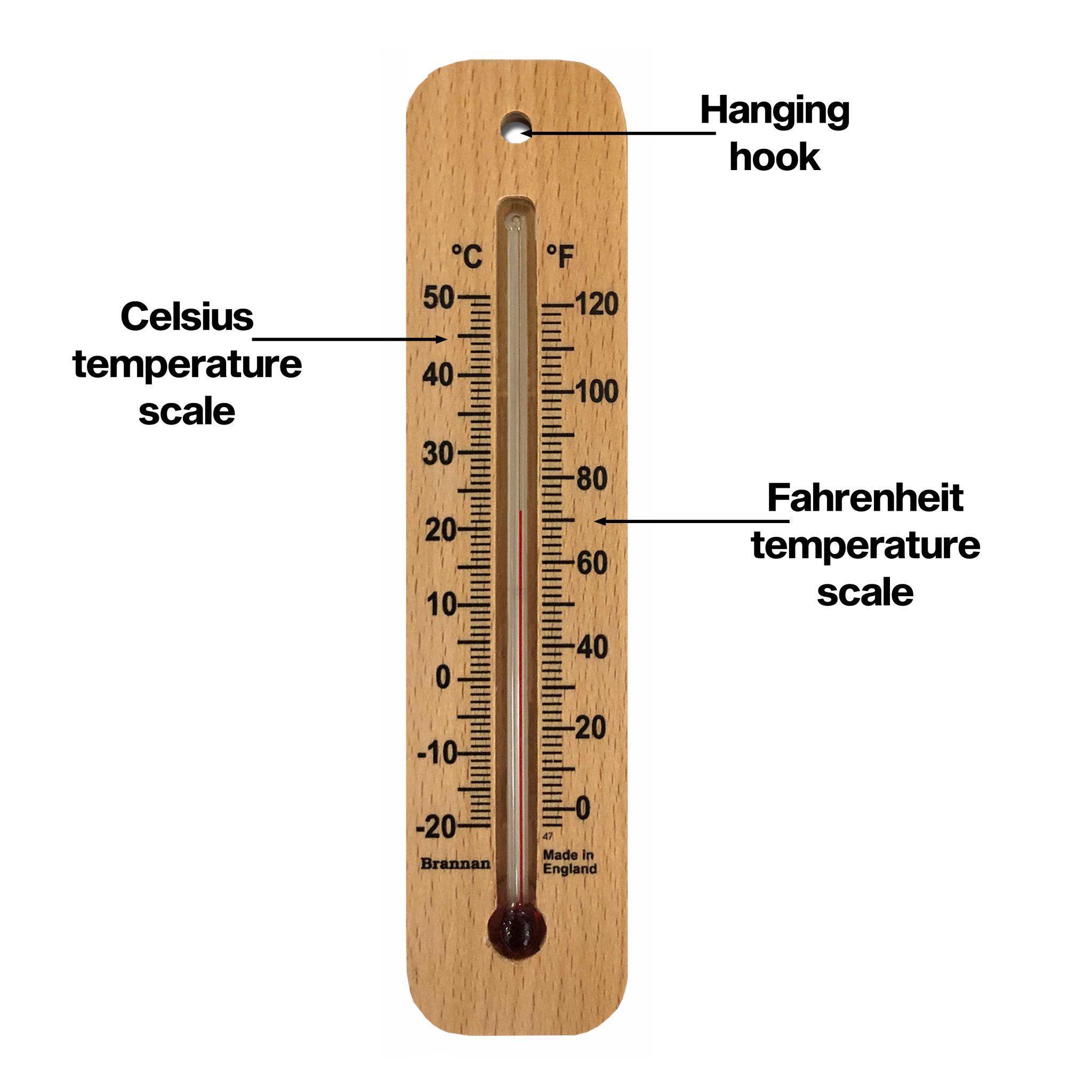 150mm wood wall thermometer Brannan