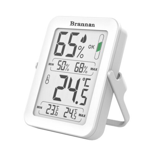 Max min thermometer & hygrometer with auto reset max min | Brannan