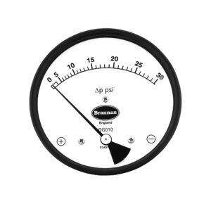 Differential pressure gauge - piston type