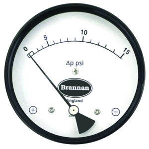 Differential pressure gauge - piston type