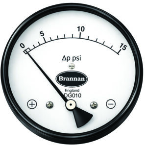 Differential pressure gauge - piston type