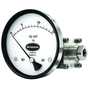 Differential pressure gauge - convoluted diaphragm type