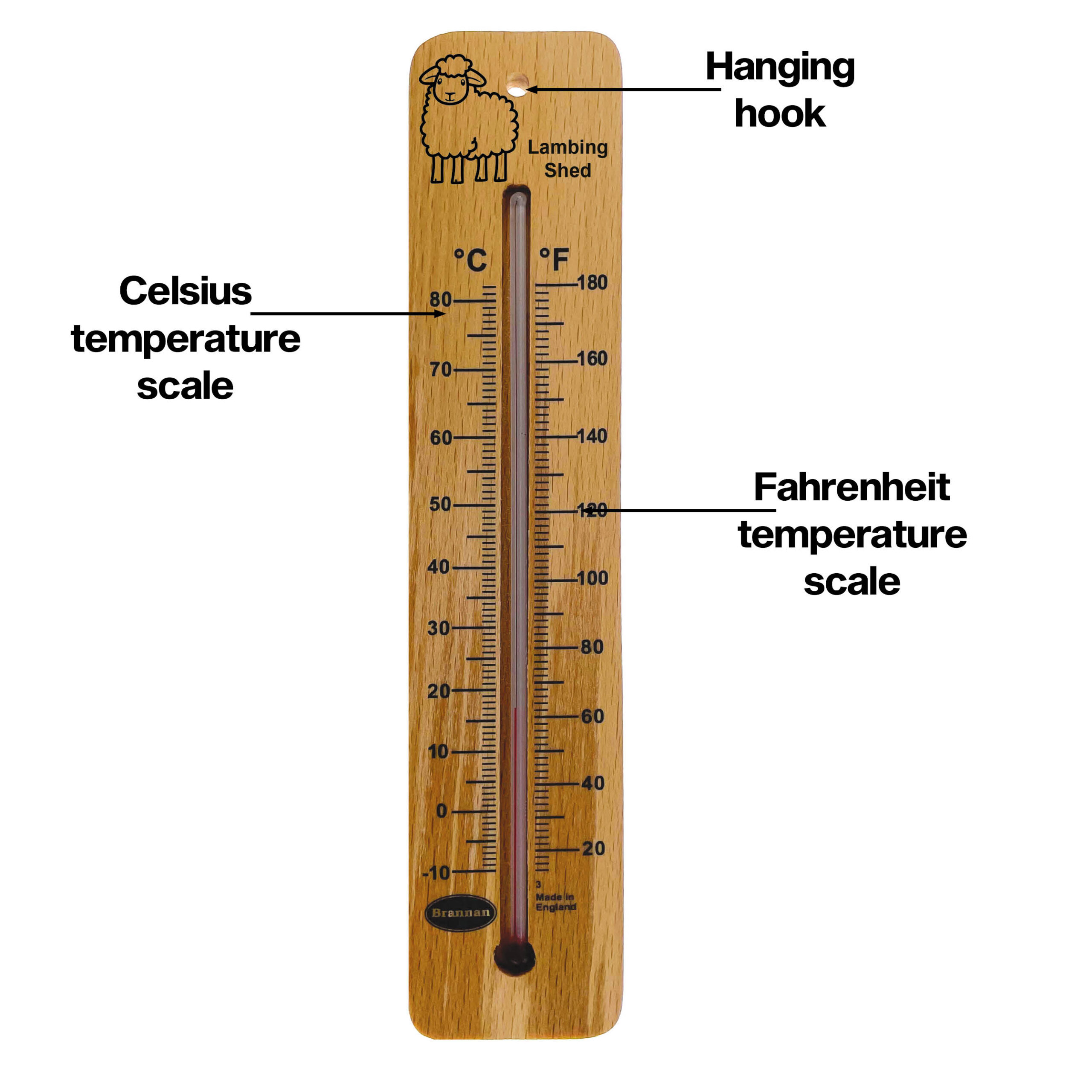 215mm wood wall thermometer – lambing shed design - Image 7