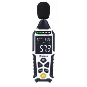 Heavy duty, sound level meter with thermometer & humidity meter